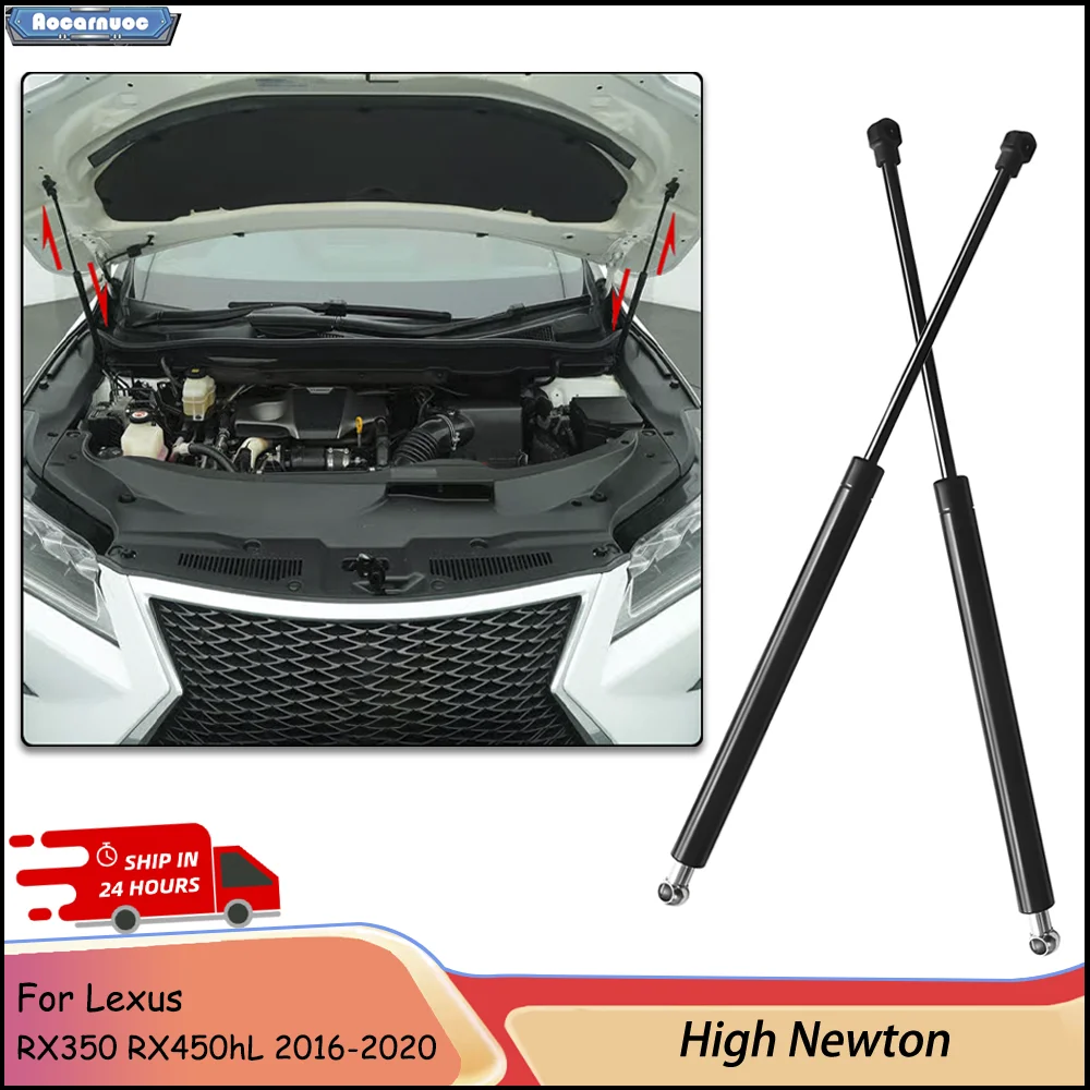 

For Lexus RX350 RX450h 2016-2020 2Pcs New Car Front Hood Lift Support Struts Gas Spring Damper