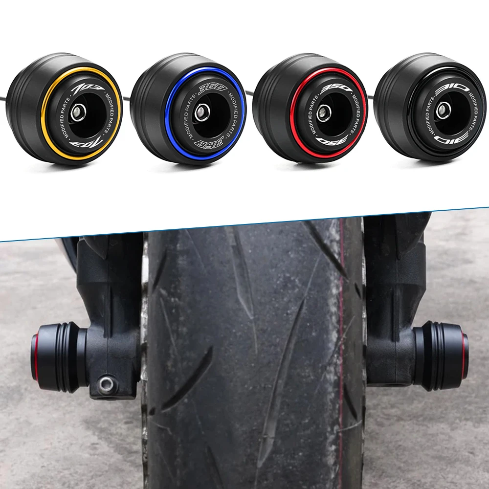 

For ZONTES 368 G D E M K 368G 703F 703 R/RR 350D 350M 350E 310T 310 T/R/X/V Motorcycle Front Wheel Fork Axle Crash Protector Pad