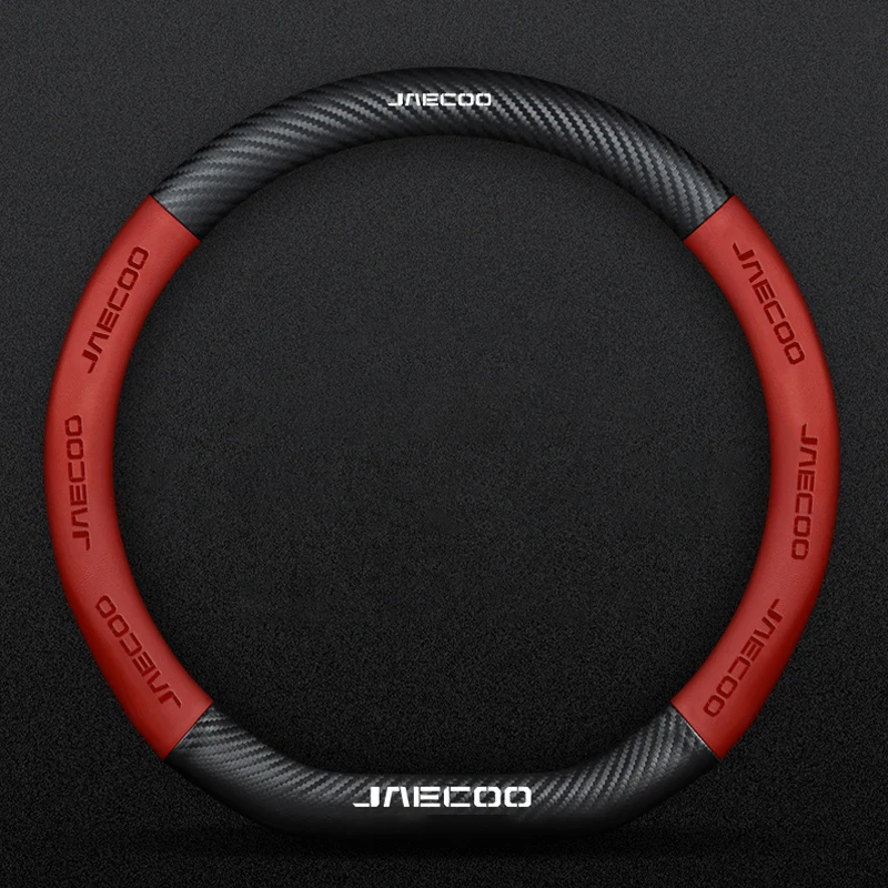 For CHERY JAECOO J7 J8 Car Steering Wheel Cover D Shape Ultra Thin Leather Anti Slip Decoration Accessories 2023 2024 2025