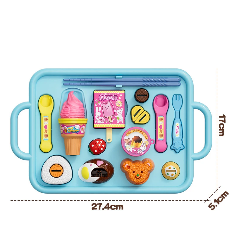 Simulazione divertente Budino / Gelato Giocattoli per l'alimentazione Bambini creativi Giocano a casa Giocattoli Cucina Set per l'alimentazione degli alimenti Accessori per la casa delle bambole