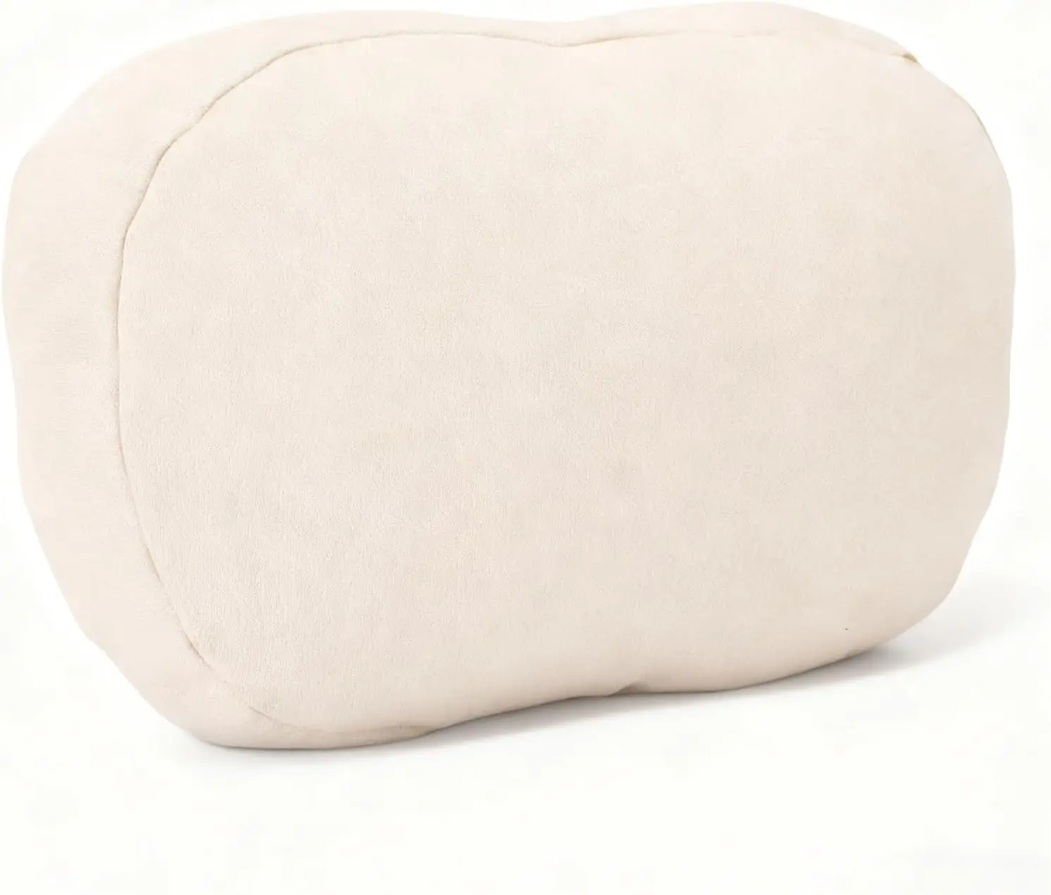 

2-in-1 Car Neck Rest Cushion with Lumbar Support, Ergonomic Pebble-Shaped Cotton Pillow for Office Chair & Car Seat