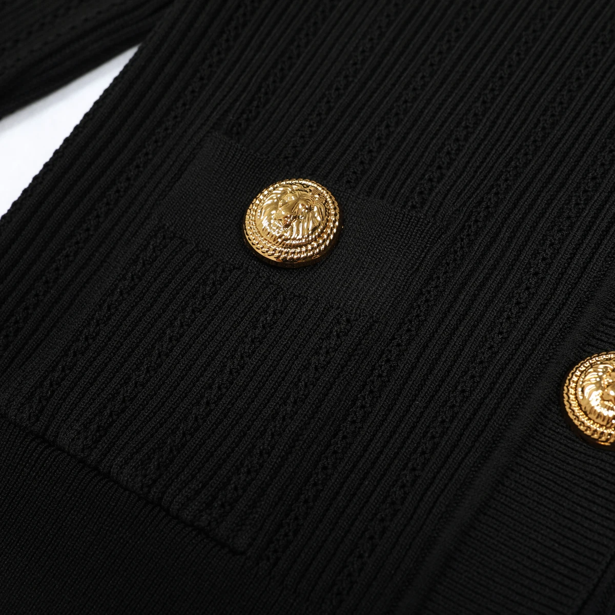 Alta qualidade primavera e verão nova moda feminina viajando em torno do pescoço manga comprida jaqueta de malha topo + meia saia conjunto