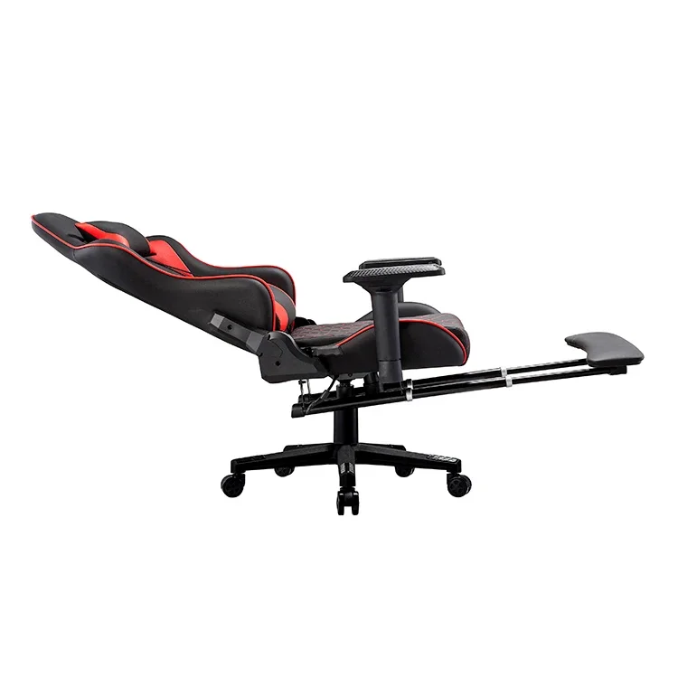 Wholesale Custom Adjustable Height Swivel High Back Computer Gaming Chair With Footrest