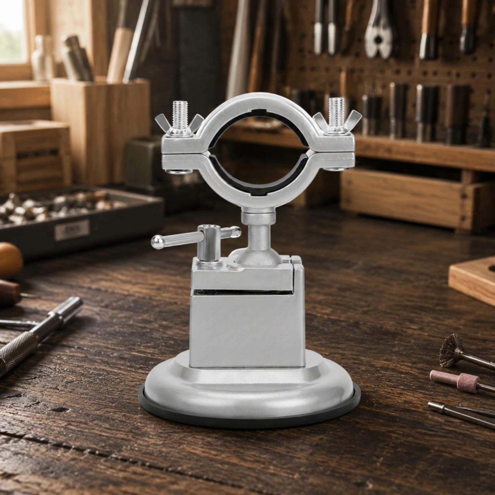 Clamping Work Holder Hands-Unrestricted Adjustable Workpiece Clamp with Locking Lever Workholding Fixture Compact