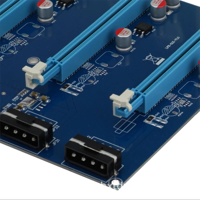 بطاقة محول Pcie إلى Pcie 1 سحب 4Pci-E إلى Pcie 1X بطاقة توسيع فتحة بدوره واحد أربعة 1 بدوره 4 بطاقة توسيع