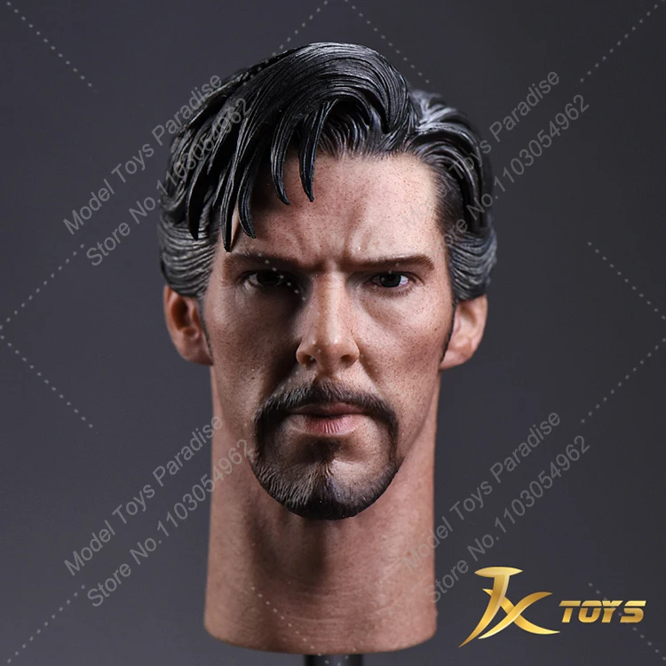 JXTOYS JXTOYS 1/6 Men Soldier Doctor Strange Head Sculpt Marvel Superhero Benedict Timothy Head Fit 12inch Action Figure Body