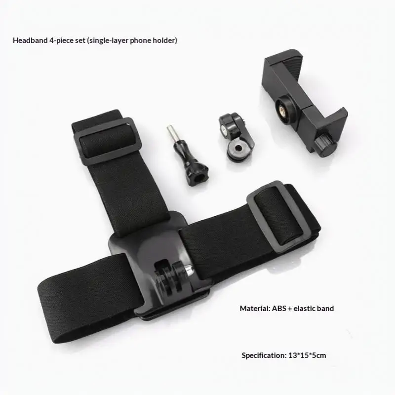Hot Head-Mounted Smartphone Holder Phone Mount For First-Person Perspective Unboxing And Camera Live Streaming Headband