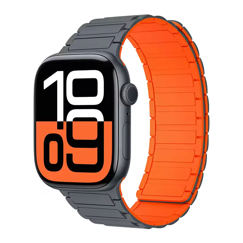 Magnetic Silicone Band for Apple Watch Ultra 3 2 49mm 46mm 42mm 45mm 44mm 40 41mm Strap IWatch Series 11 10 9 8 7 6 SE Bracelet - Image 32