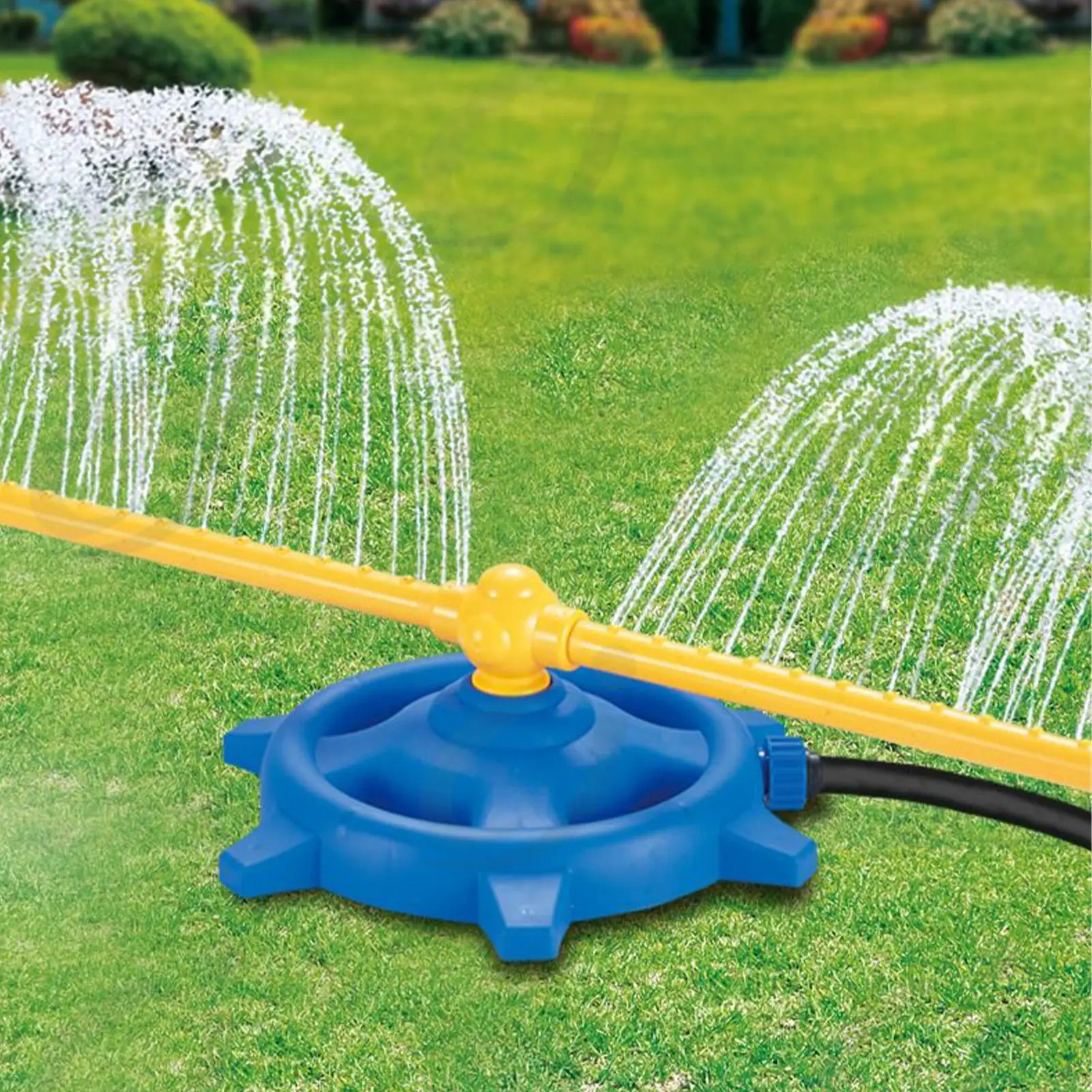 Watersproeier voor kinderen Watersproeispeelgoed voor buiten 360 graden draaibaar buitenspeelgoed Interactieve zomeractiviteiten voor strand