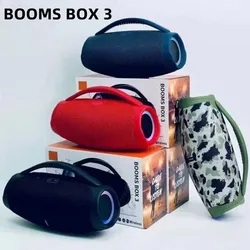 20W high-power Boombox 3 wireless Bluetooth speaker portable outdoor subwoofer RGB stereo TWS home speaker supports TF/AUX/USB