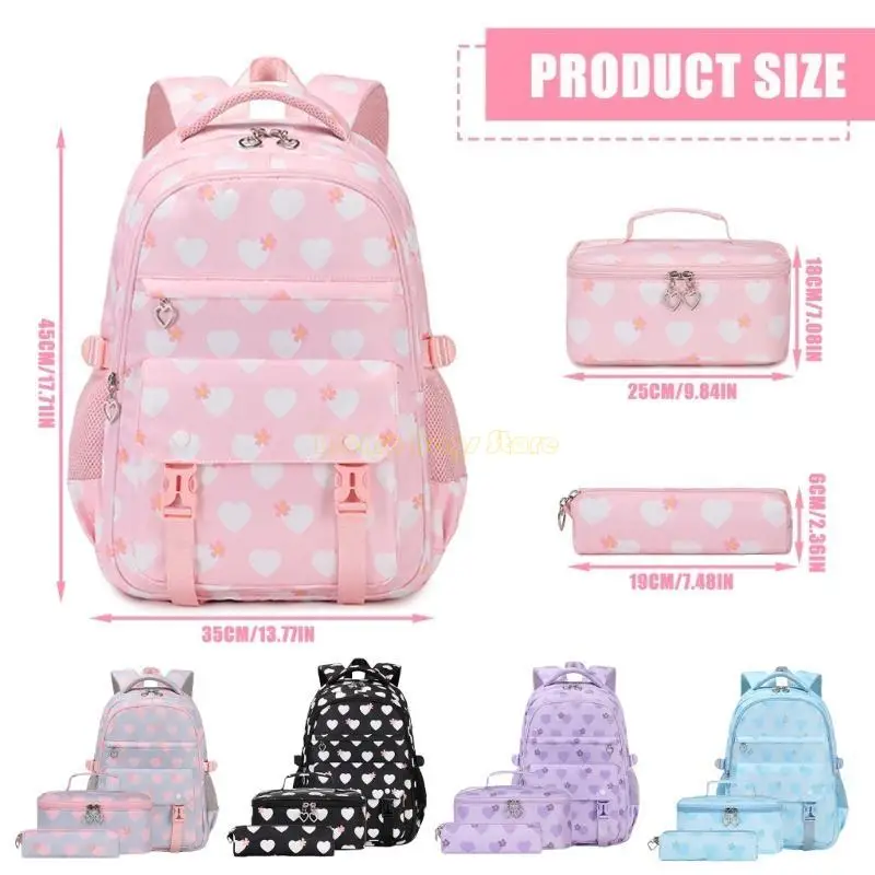 X90D حقيبة حقيبة ظهر على ظهر ظهر مدرس مع علبة قلم رصاص معزولة للطالب