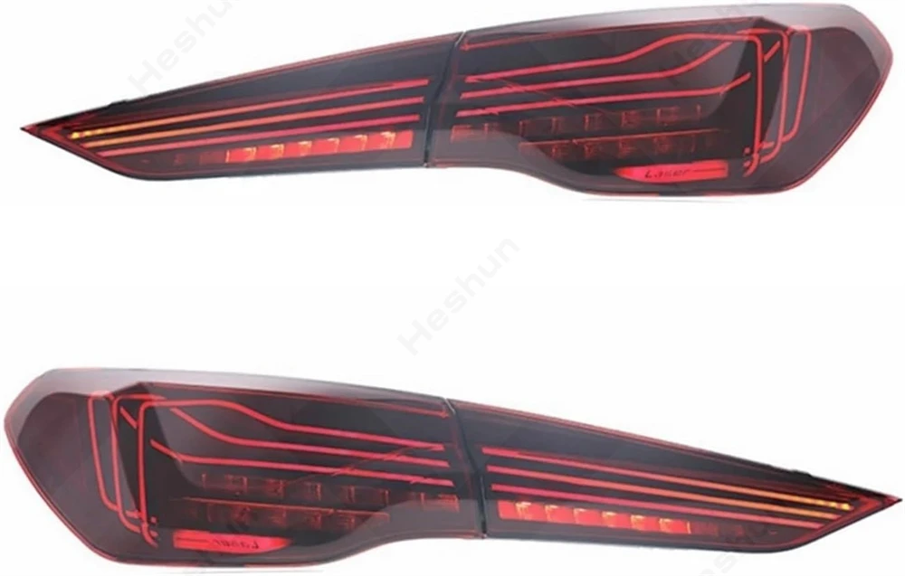 Volledige CSL LED Achterlichten Voor 2019-2024 BMW G82 G83 M4 G22/G23/G26 4 Serie achterlicht Achterlicht Achterlichten Dynamische DRL Remlicht
