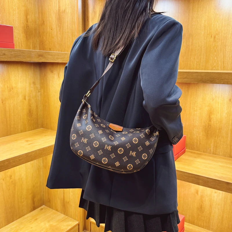 

Элегантная женская кожаная классическая сумка через плечо, роскошная сумка через плечо, дизайнерская сумка для повседневного наряда