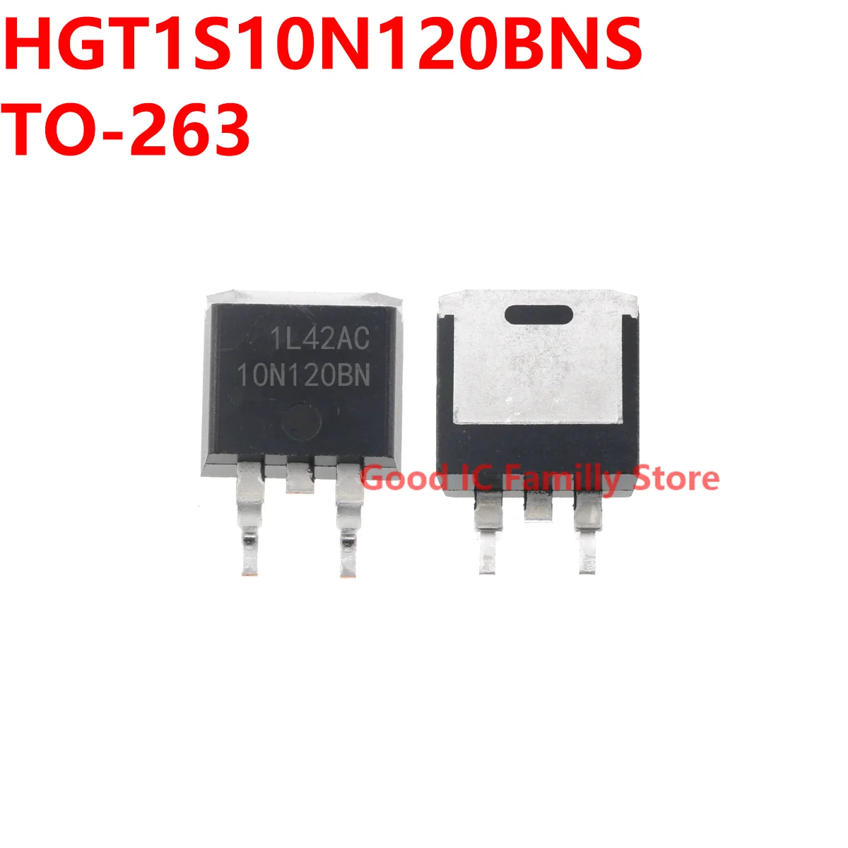 

10PCS HGT1S10N120BNS TO-263