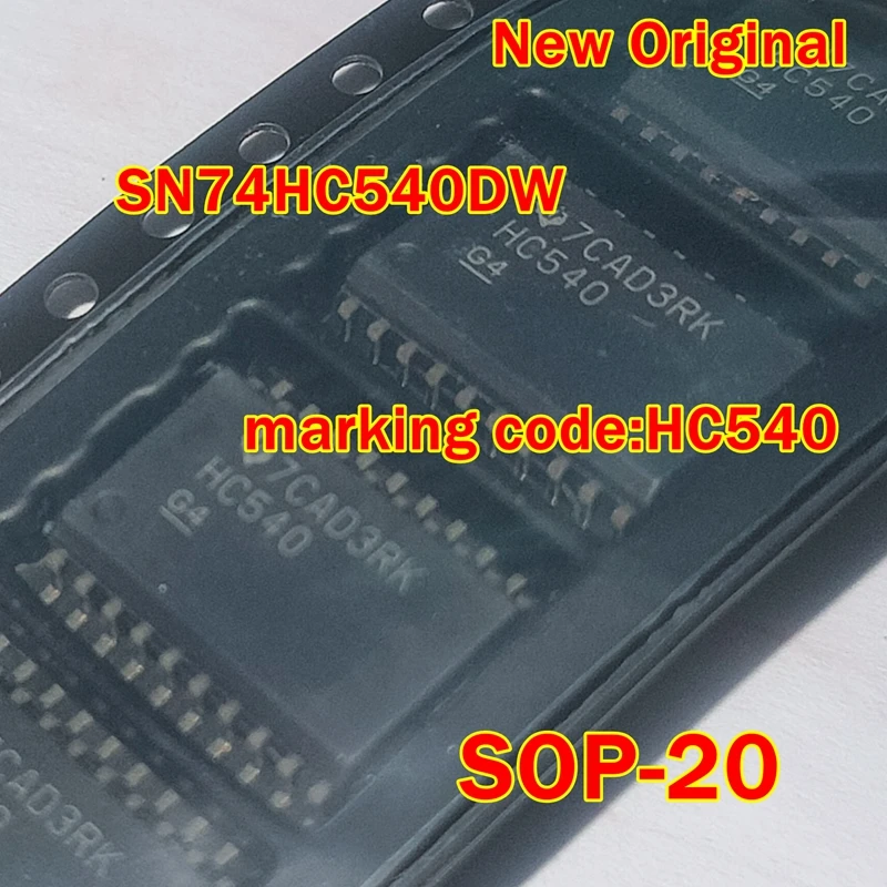 

1pcs to 100pcs SN74HC540DWR SN74HC540DW New Original SOP-20 marking code:HC540 Eight-way buffer/line driver