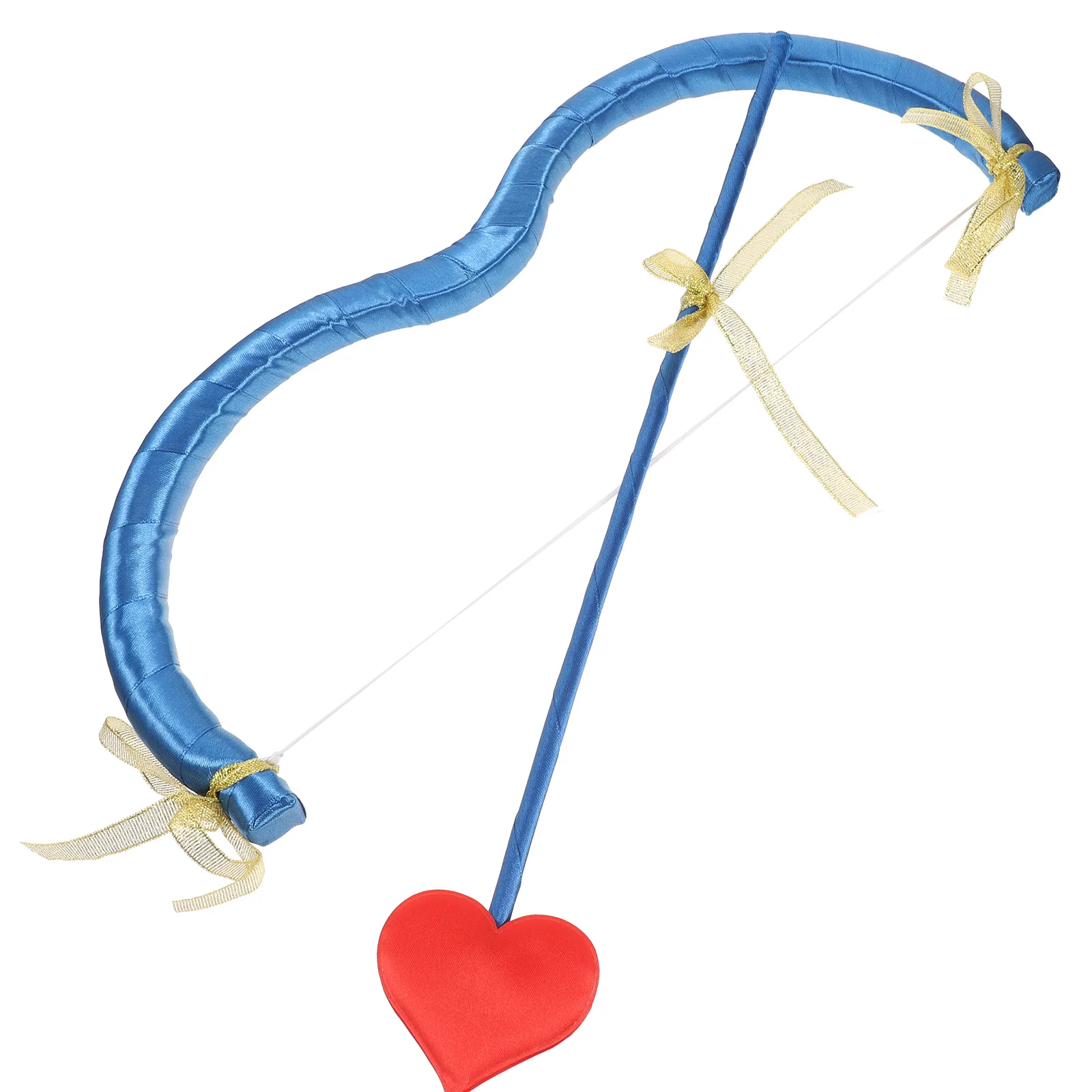 1 セットキューピッドアロー弓再利用可能な軽量耐久性のあるバレンタインパーティー用品コスプレ衣装小道具アクセサリー男性女性のための