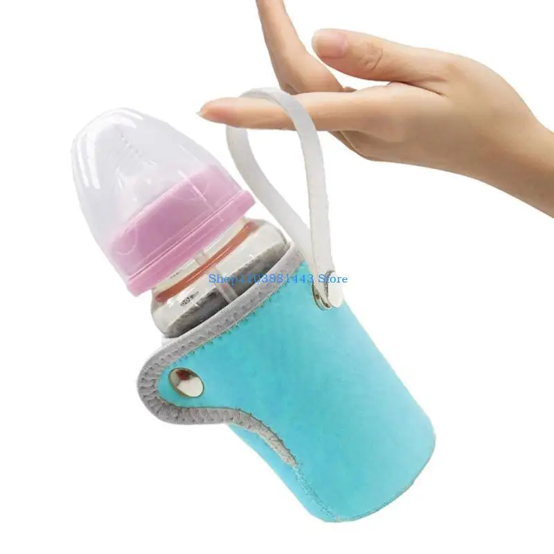 Q6RE Milk Warmer Bags for Car Baby Nursing Bottle Heater with Handle Baby Product