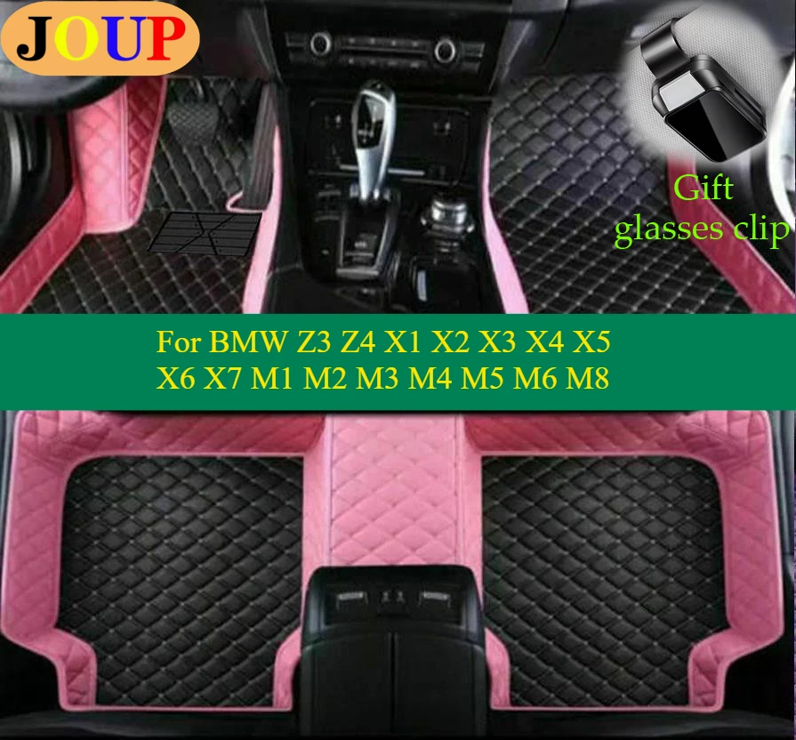 

For BMW Z3 Z4 X1 X2 X3 X4 X5 X6 X7 M1 M2 M3 M4 M5 M6 M8 Car Foot Mats Waterproof Carpet Accessories Left /Right Hand Drive