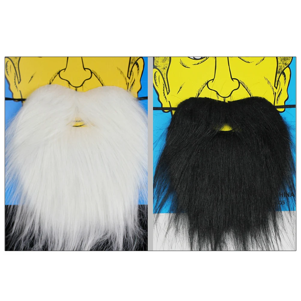 

Fake Beard Costume Mustache for Halloween Party Prom Supplies Pirated Moustache Soft Material Lightweight Portable Ideal