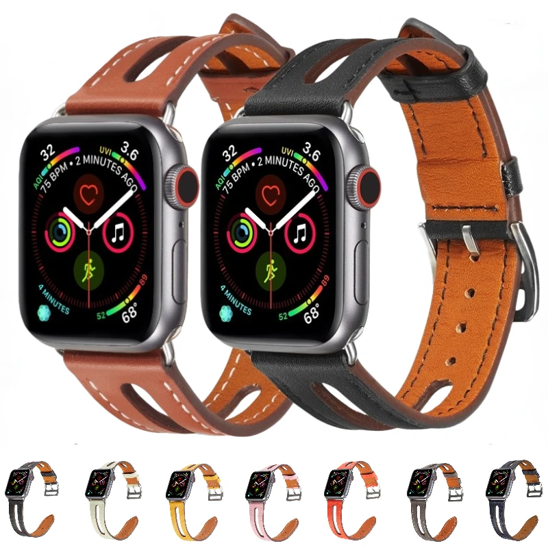 

Браслет кожаный для Apple Watch Ultra 10 9 8 7 49 мм 46 мм 45 мм 41 мм 44 мм 40 мм 42 мм