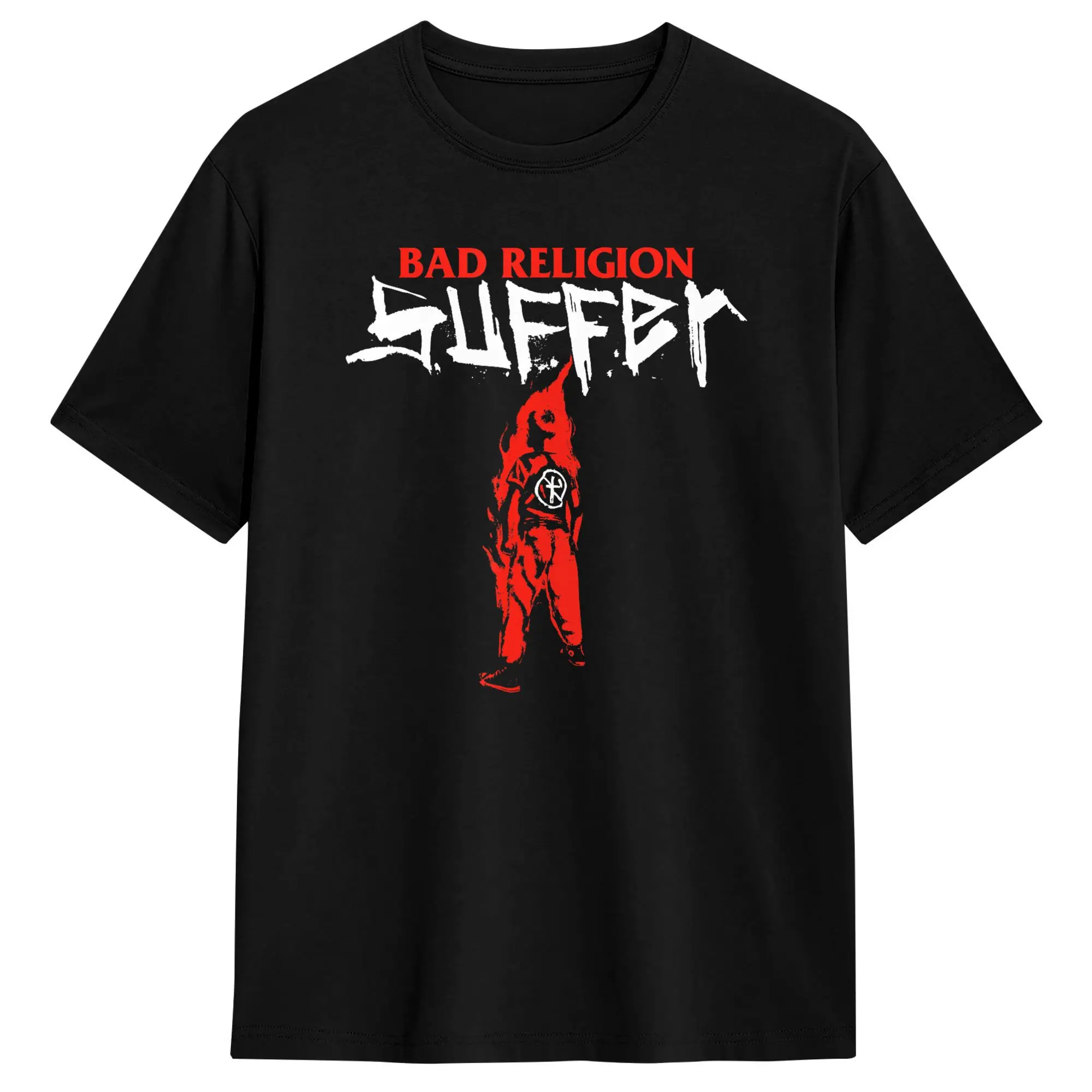 Bad Religion Suffer Boy T Shirt Summer  Trending T-Shirts 100 Cotton O-Neck Plus Size Tees Short Sleeves Aesthetic Tshirt