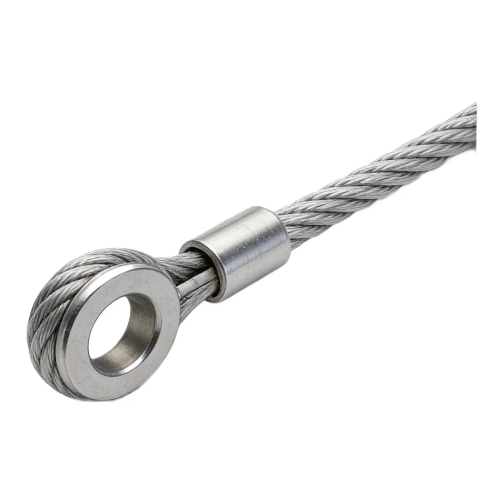 Exercise Stepper Drive Cable Wire Rope 351 360 382 mm Steel Wire Transmission Replacement for Various Steppers