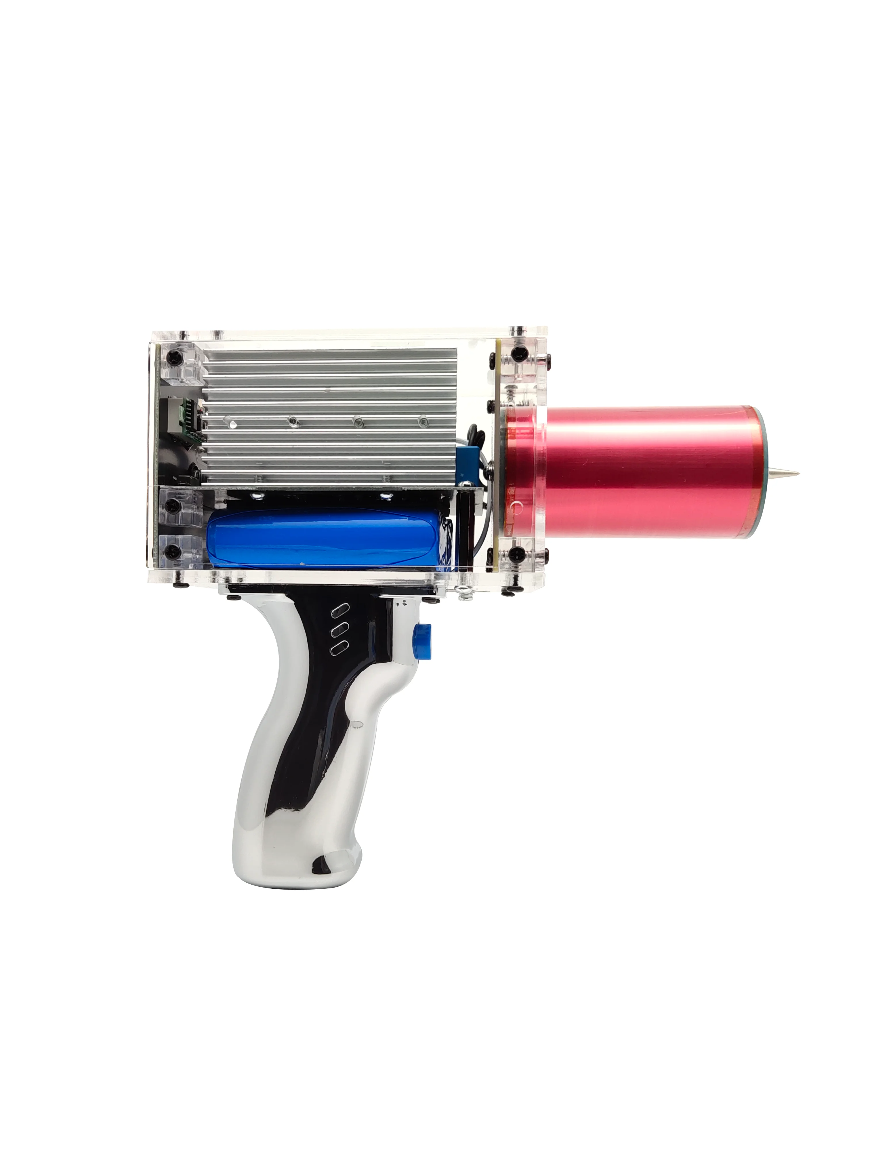 

Third Generation Plus Official Enhanced Version 80W 6A Tesla Coil Gun Handheld Magnetic Energy Generator with Power Adapter