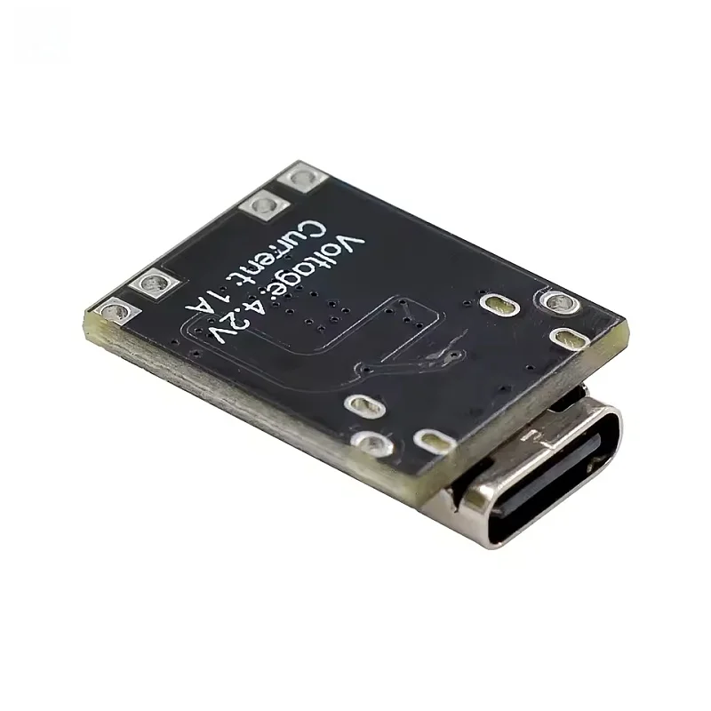 Ultra-small ternary lithium battery charging board with 1A 3.7V 4.2V charging module, Type-C interface, with protection board