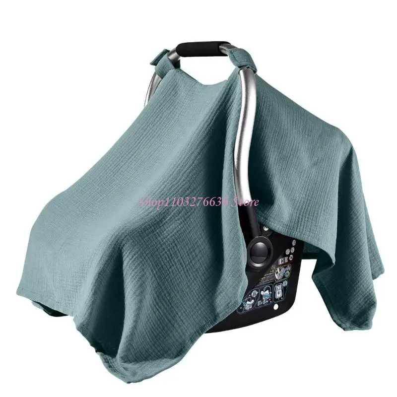 R6FD Soft & Breathable Baby Bassinet Cover Color Comfortable Fit Cotton Fabric