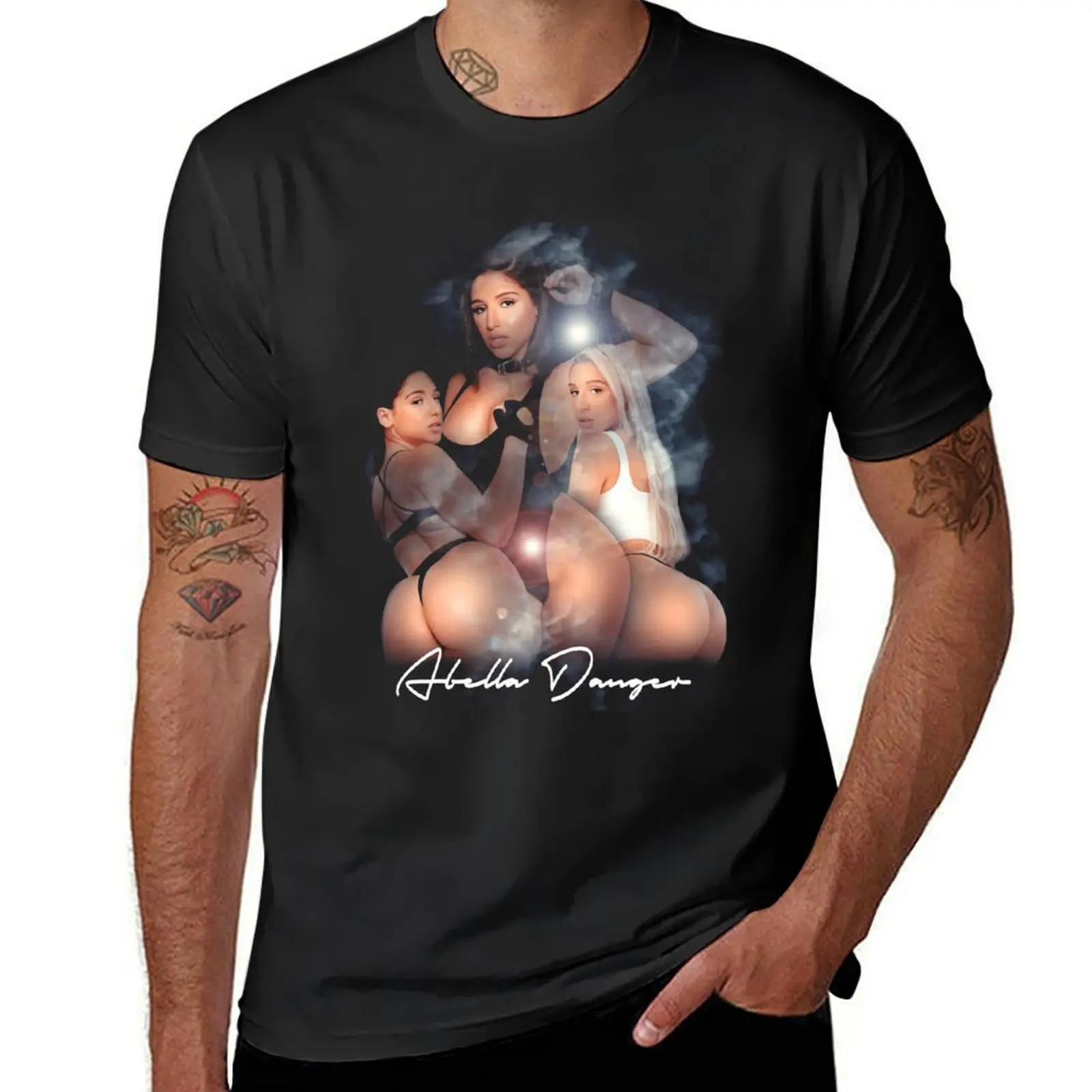 

Abella Danger T-Shirt blacks plus sizes quick drying street wear t shirts for men