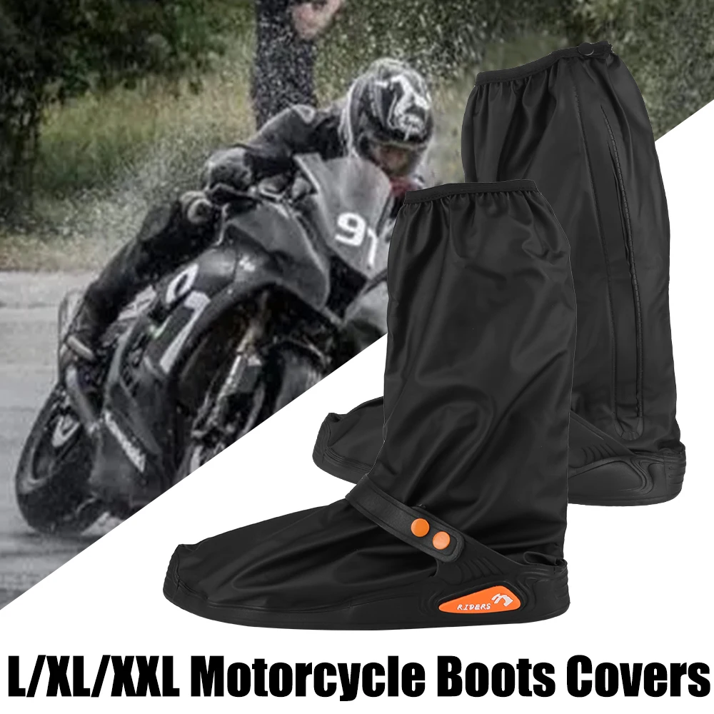 Motorrad Roller Fahrrad Regen Schuhe Abdeckung rutsch feste Stiefel abdeckungen 1 Paar Unisex Schuhe Protektoren für regnerischen schnee bedeckten Tag l/xl/xxl Größe