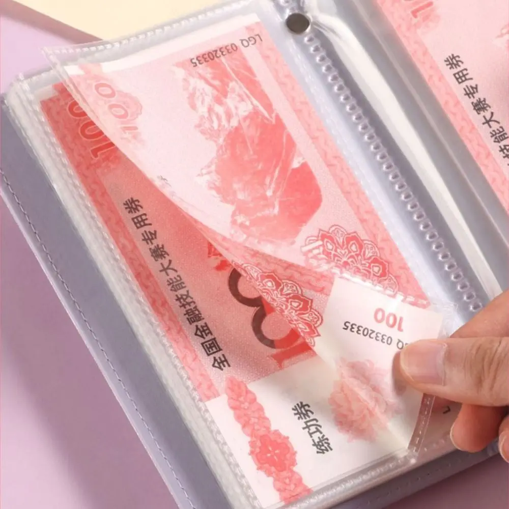 

Кожа из искусственной кожи 100, переплет для вызова, лазерная обложка с паролем, книга для экономии бюджета, многоразовая водонепроницаемая