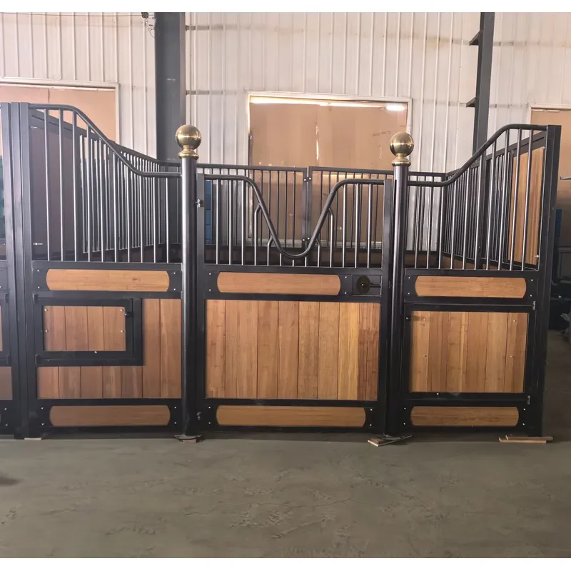 Powder Coated Horse Box Prefab Horse Shelter with Optional Feeder