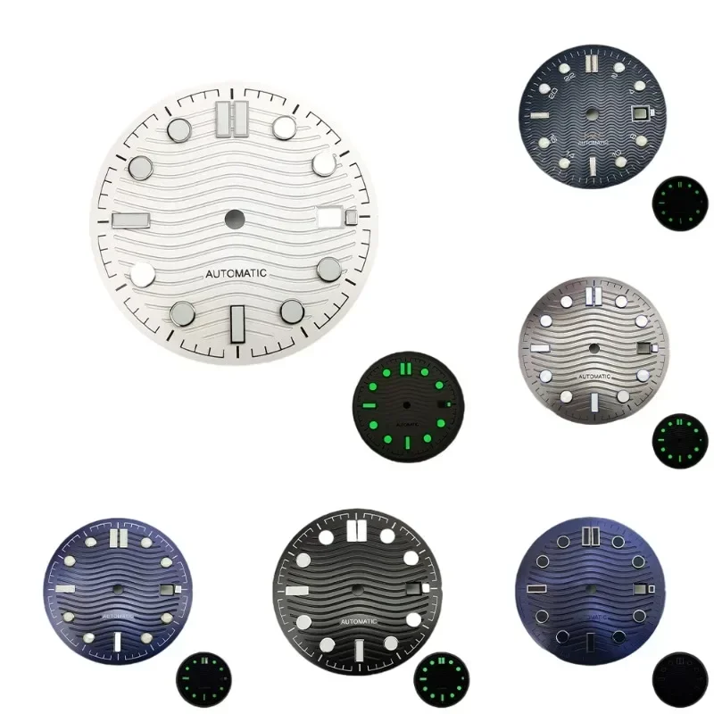 

31mm Dial Date Window Luminous For Omage Seamaster 300 2813 8215 821A 2836 Automatic Movement Men Watch Accessories DIY