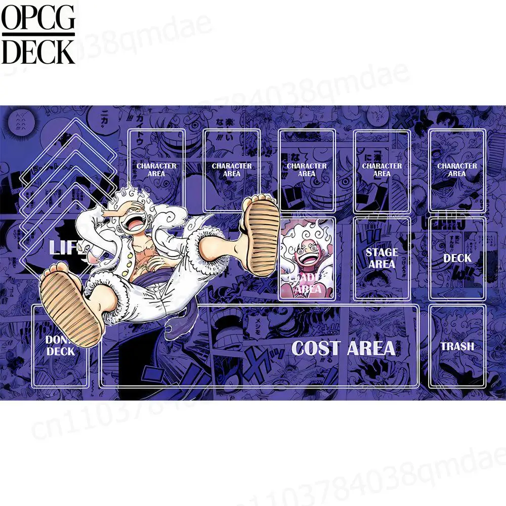

One Piece Opcg Playmat Card Game Playmat Monkey D. Luffy Anime Playmat High-Quality Card Game Mat Holiday Gifts 60*35Cm