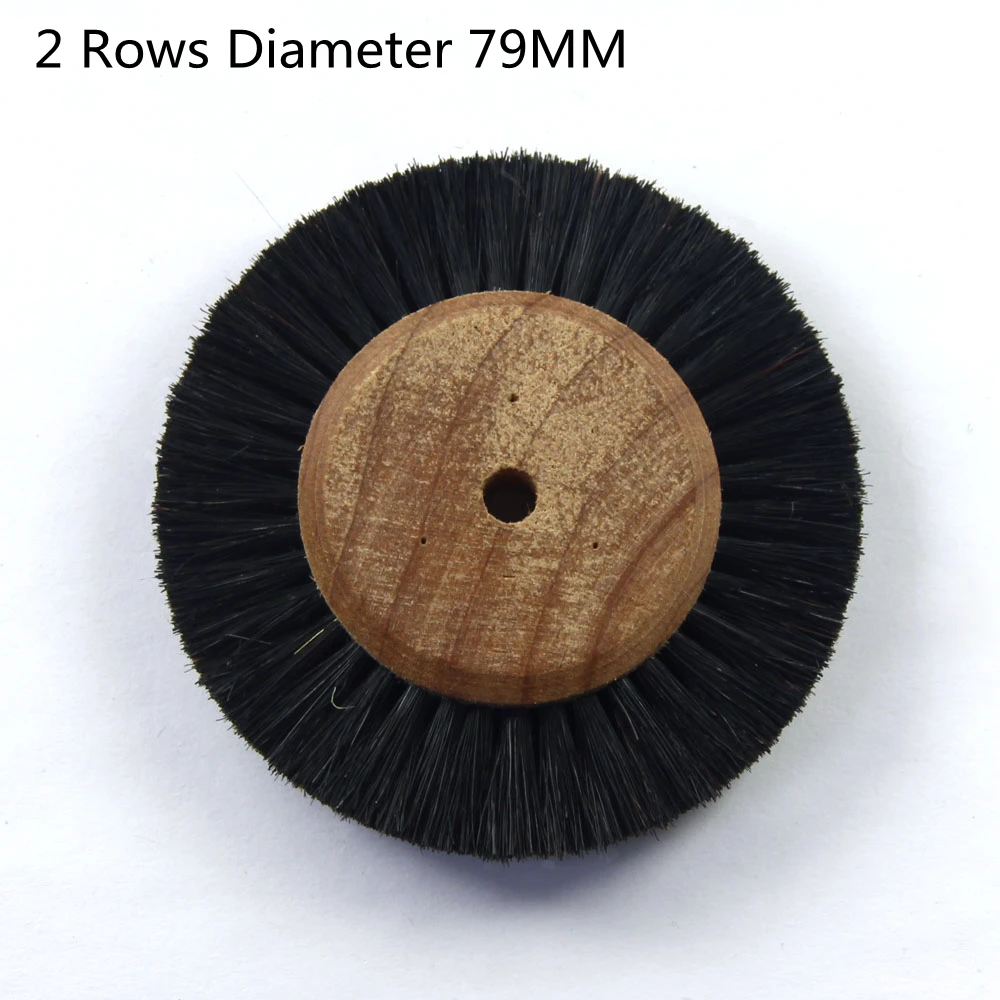 DTP-2A Dental Polishing Wheel Brush Converging 2 Rows Chungking Bristle Size 79*16MM For Polishing Latch Dentist Grinding Tool