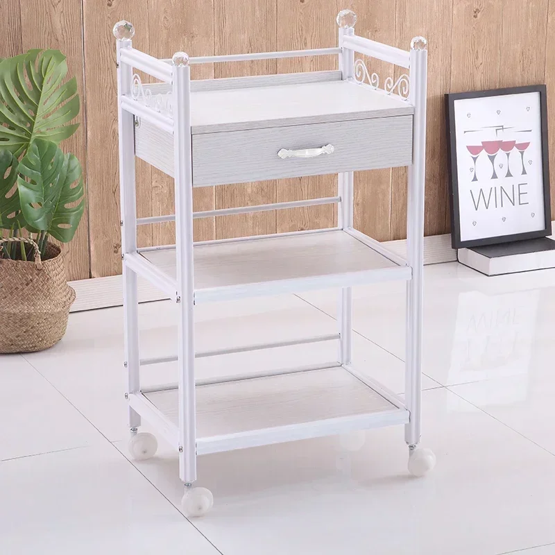 

Japanese Style Modern Trolley Multifunctional Luxury Barber Shop Trolley Storable Beauty Salon Furniture Pousser Un Chariot