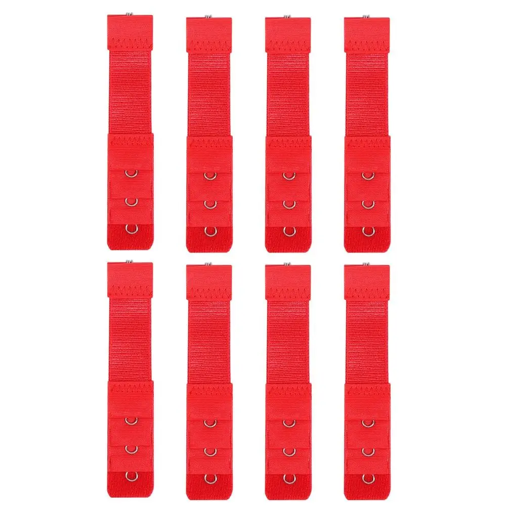 1/8Pcs Belt Buckle Bra Extension Buckles Adjustable Underwear Accessories Bra Extender Nylon Clasp 1 Row 3 Hooks
