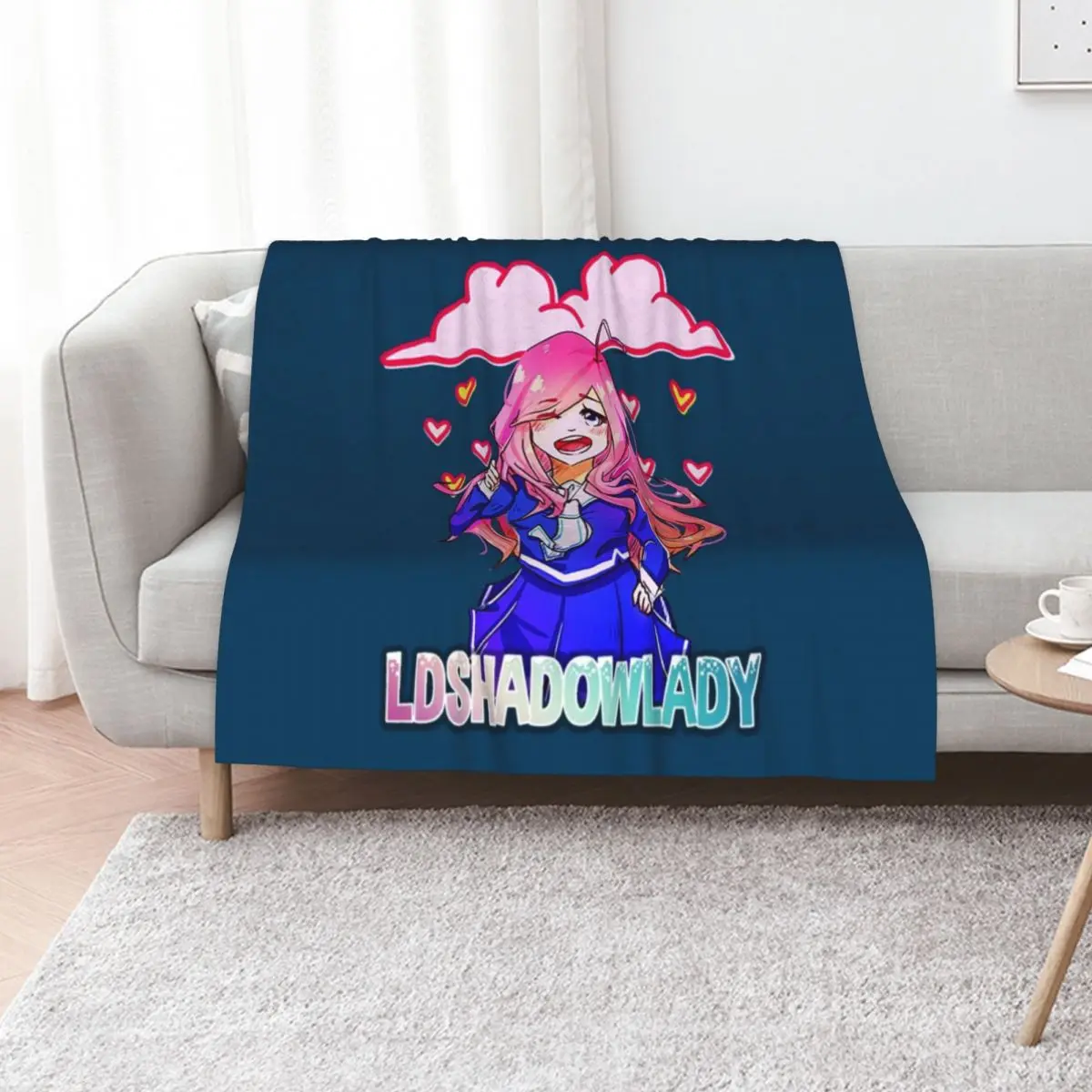 ldshadowlady Throw Blanket Giant Sofa Thermal Baby anime Furry Luxury Blankets