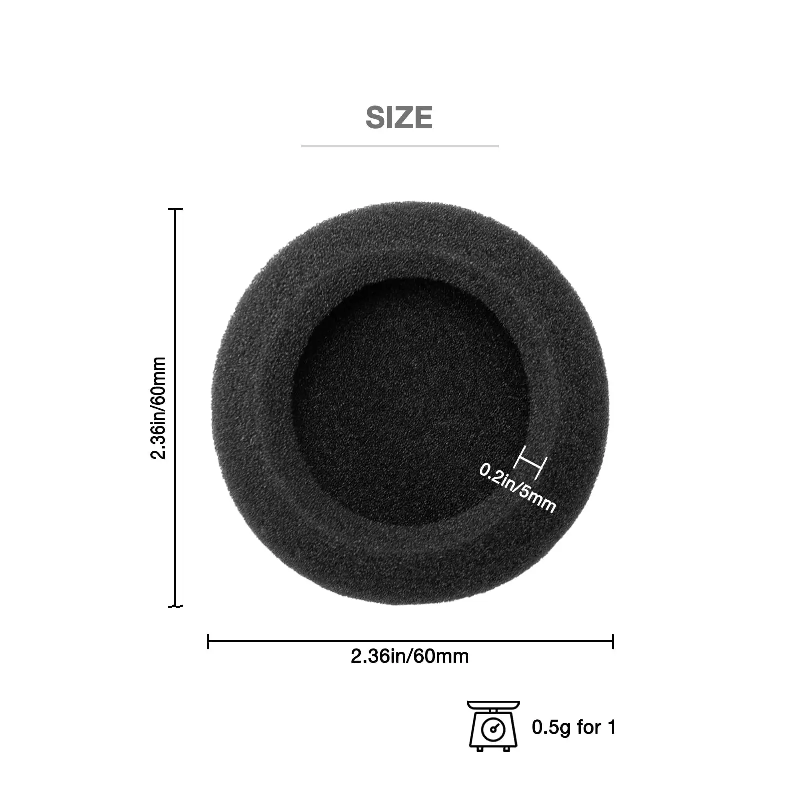 타운앤컨트리, 지프, GM 유콘 서버번, 캐딜락 에스컬레이드, 포드, 링컨 IR 헤드폰 DVD 시스템용 폼 이어 패드 3쌍