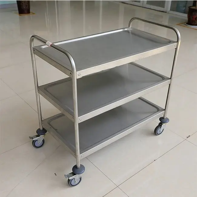 Clear Acrylic Serving Cart hotel trolley room service cart Restaurant service Trolley