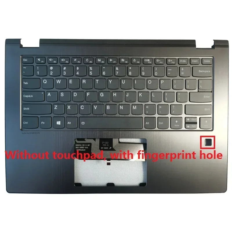 New US keyboard For Lenovo YOGA 530-14 530-14IKB 530-14ARR Palmrest Upper Case with US Keyboard backlight