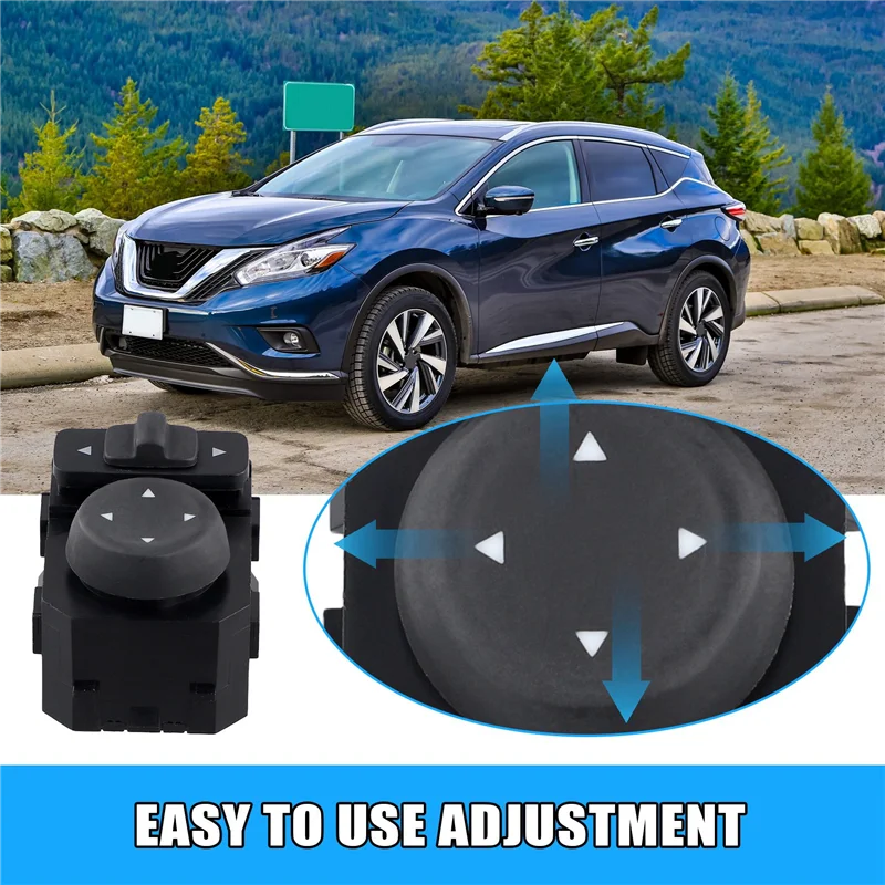 

Durable-255703TB1A Door Mirror Switch For Nissan Altima Maxima Murano Pathfinder Rogue 3.5L 2.5L 2013-23 Rearview Mirror Switch