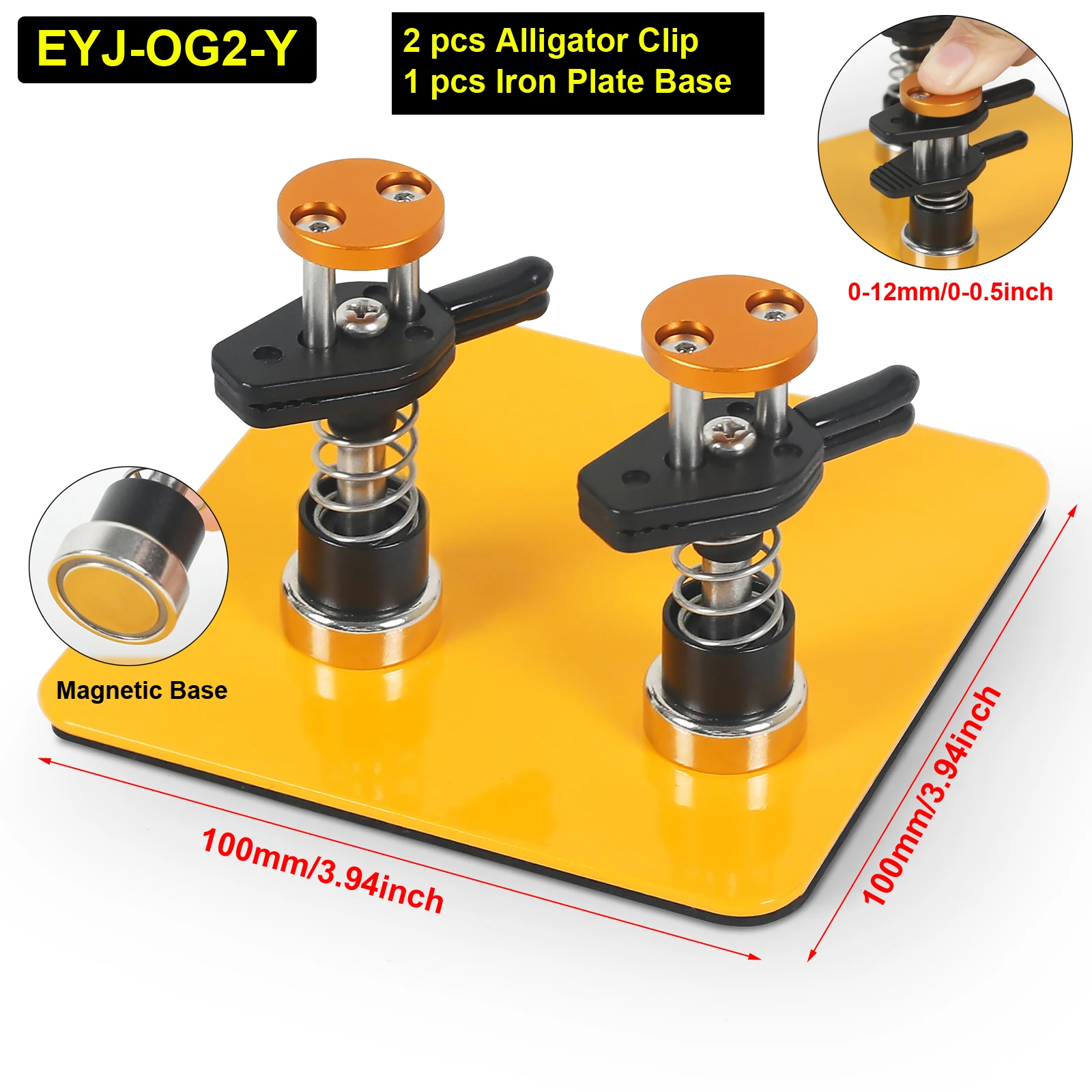Toolour Magnetische Helpende Handen Soldeergereedschap Druk Afstand aanpassen PCB Clip Soldeerdraadhouder voor solderen/elektronica Reparatie