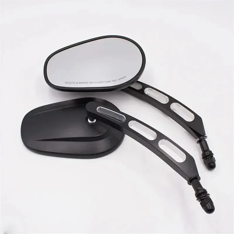 

Для новых мотоциклетных зеркал диаметром 8 мм, черное боковое зеркало заднего вида, алюминиевое туристическое Road King Sportster 88 1 пара