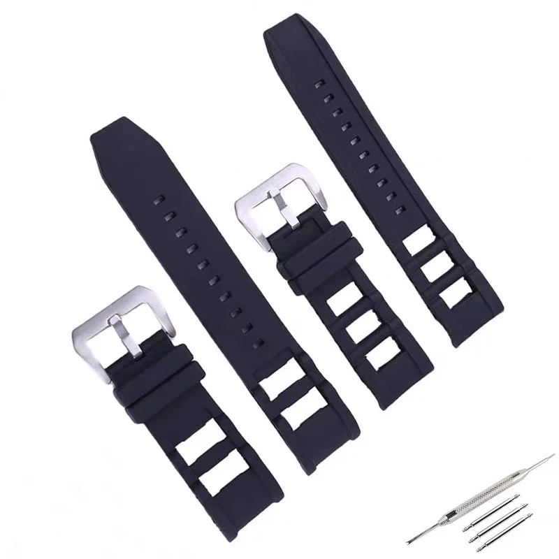 

26mm men rubber watch band for Invicta russian Pro Diver Model 1090 1436 1088 black watch strap women's silicone sport wristband