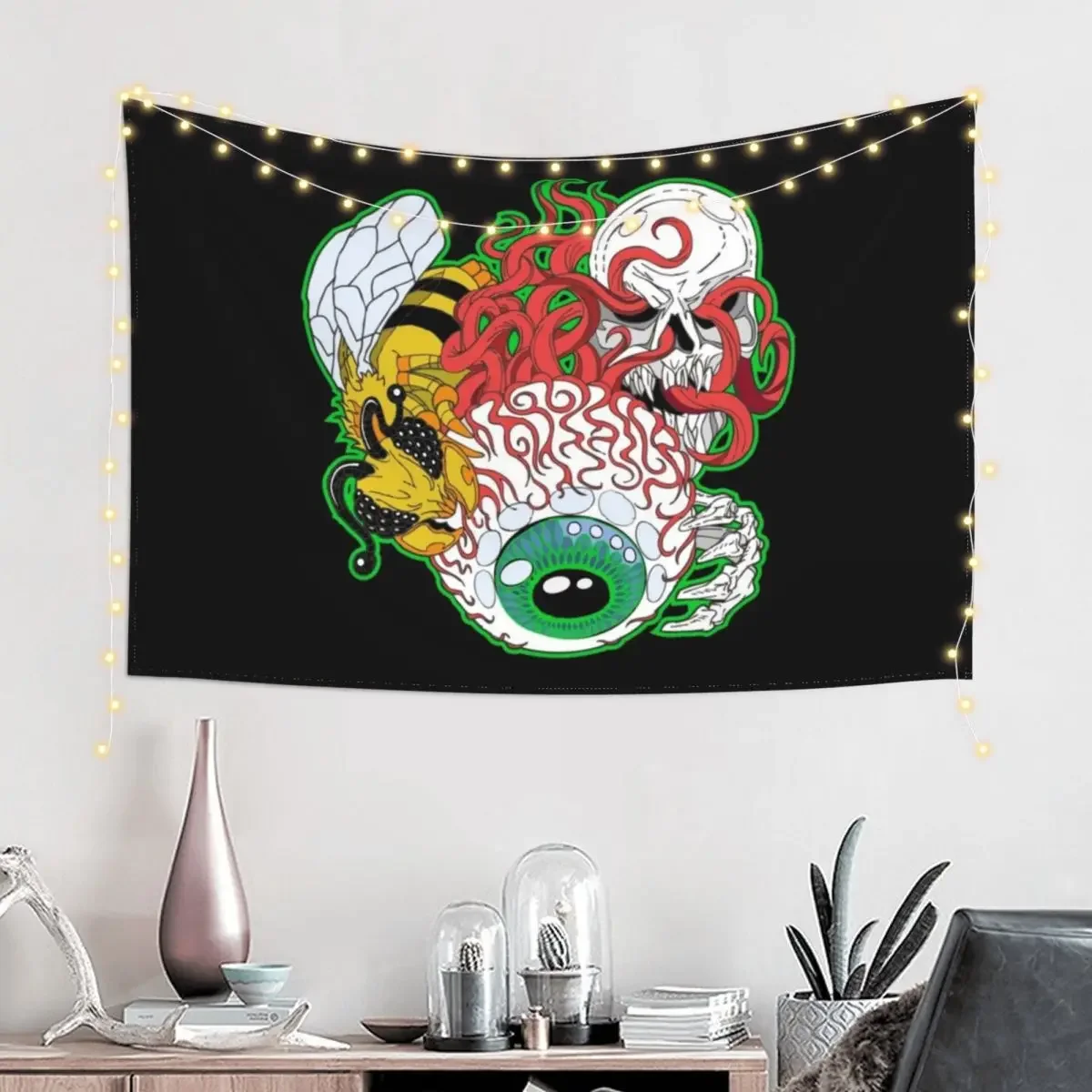 Eye of Cthulhu Tapestry Luxury Living Room Decoration Carpet Wall Bedroom Deco Bedroom Decor Aesthetic Tapestry