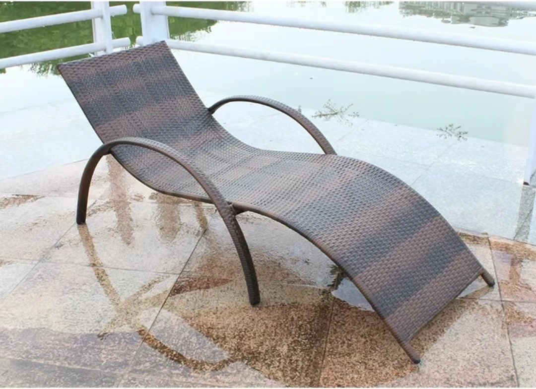 

Christopher Knight Home Blanche Outdoor Faux Wicker Chaise Lounges (Set of 2), Dark Brown