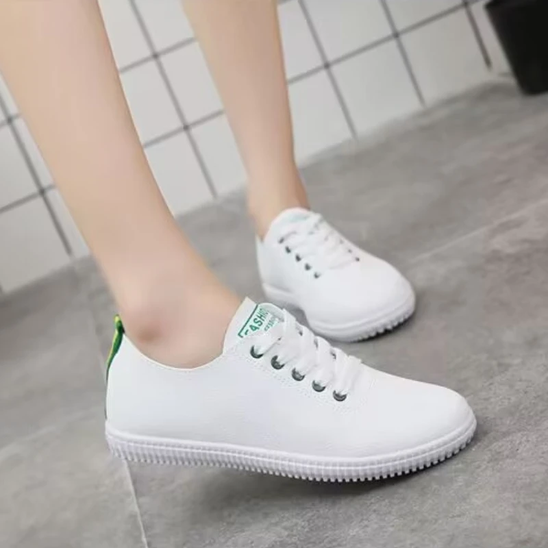 Women Shoes Summer 2024 Spring Women White Casual Shoes Breathable Flats Fashion Breathable Women Sneakers