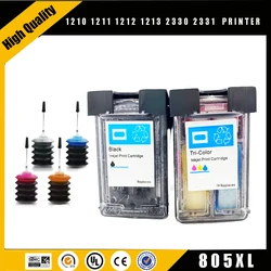 Einkshop  805 805XL Compatible Refillable Ink Cartridge Replacement For HP805 HP805XL 805XXL Deskjet plus 4121 4122 4123 Printer
